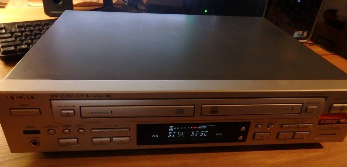 TEAC RW-D280 ティアック CDレコーダー 極上美品☆純正リモコン付属
