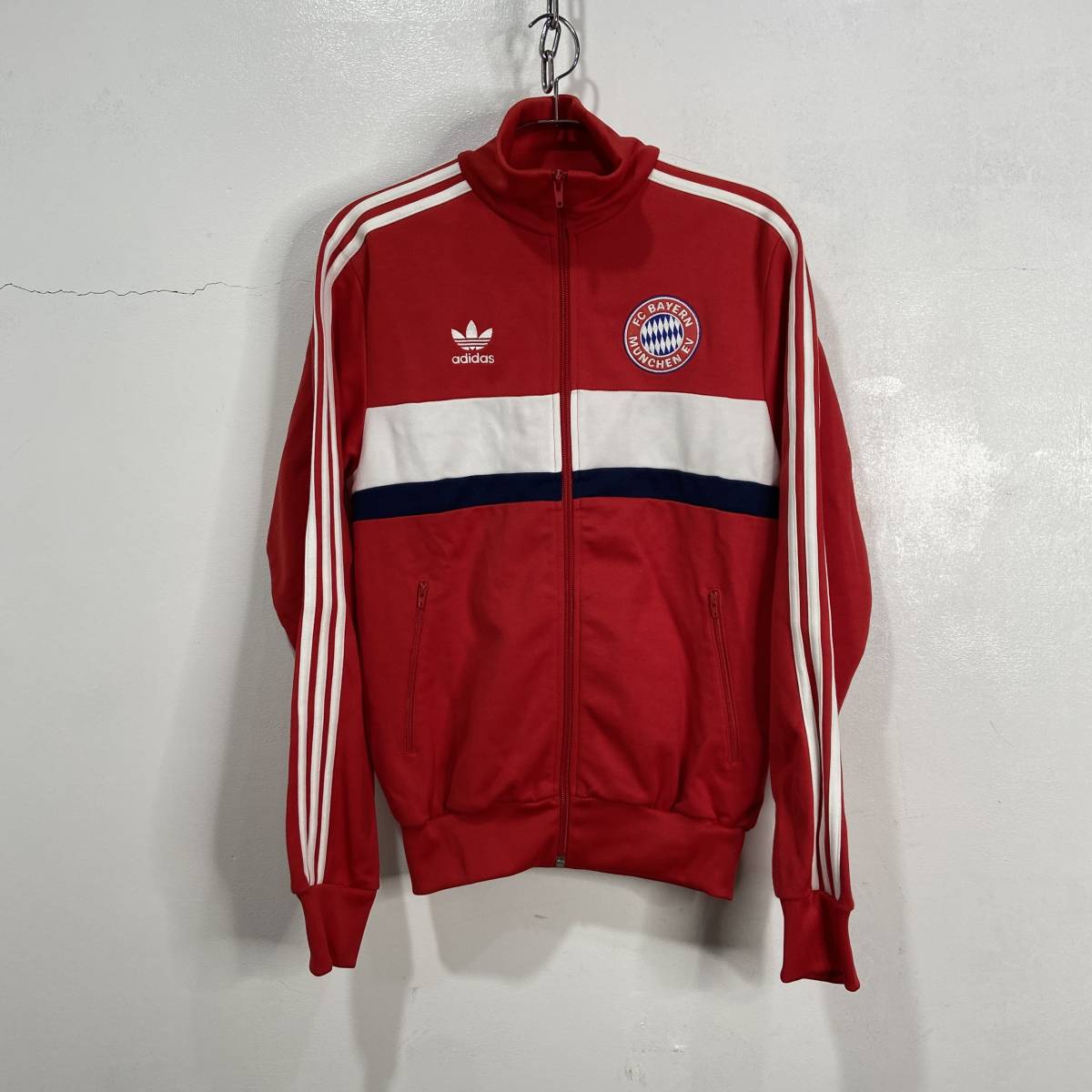 90s 万国旗タグ adidas アディダス ジャージ ファイヤーバード 白
