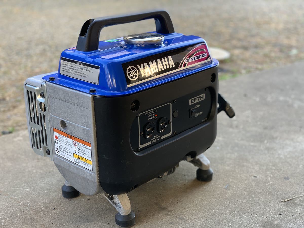 YAMAHA ヤマハ発電機 EF7H 電流 6.1A 作動品 発送可(インバーター発電 
