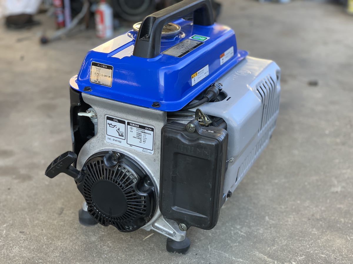 YAMAHA ヤマハ発電機 EF7H 電流 6.1A 作動品 発送可(インバーター発電 