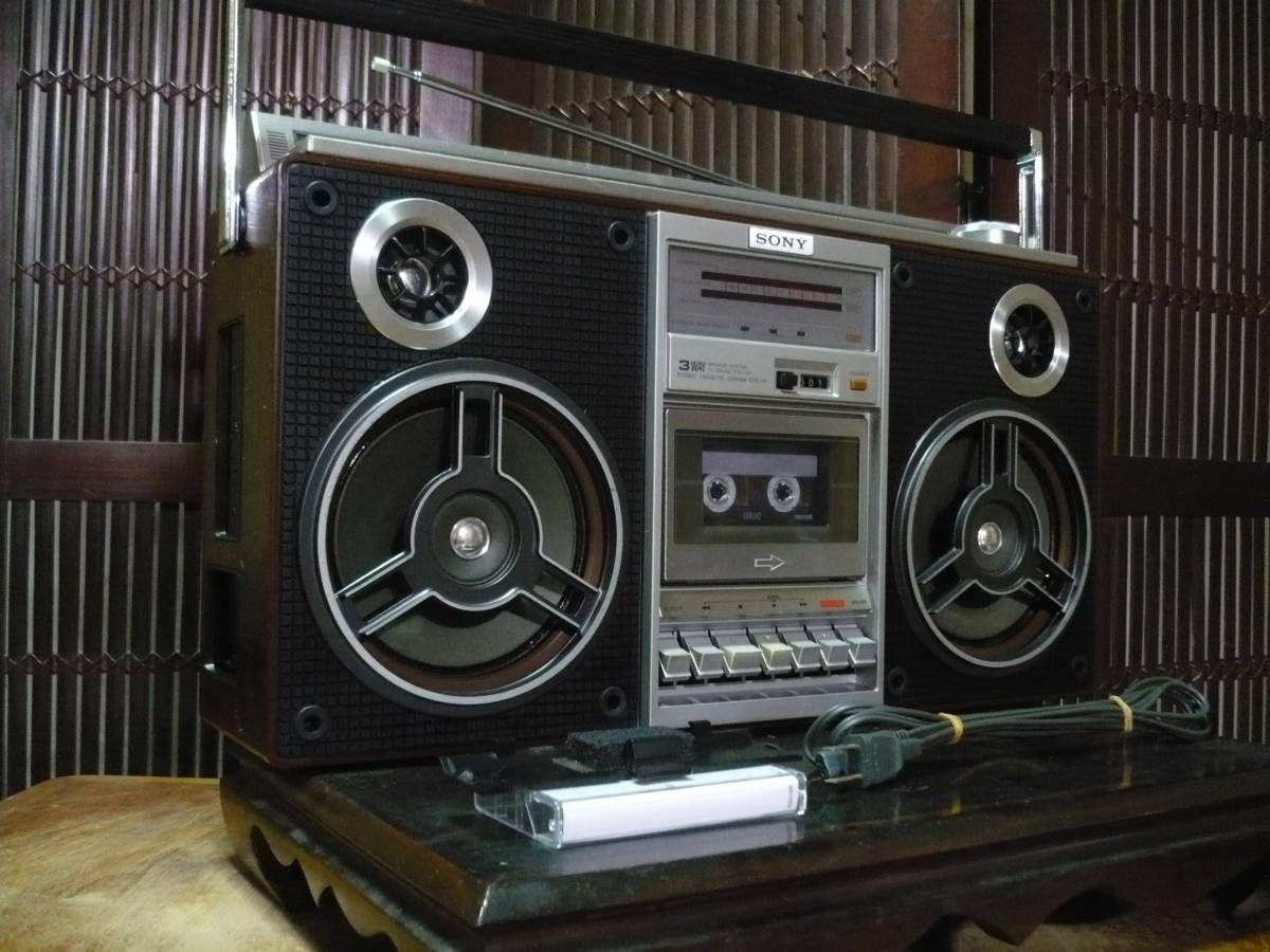 Винтаж SONY CFS-V8 古典ラジカセ 整備動作品 Hi-Fi音質 極上級 SONY