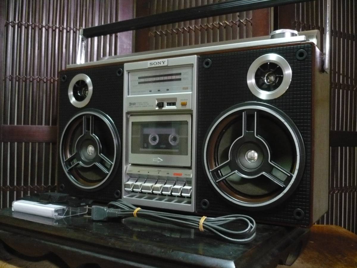 Винтаж SONY CFS-V8 古典ラジカセ 整備動作品 Hi-Fi音質 極上級 SONY