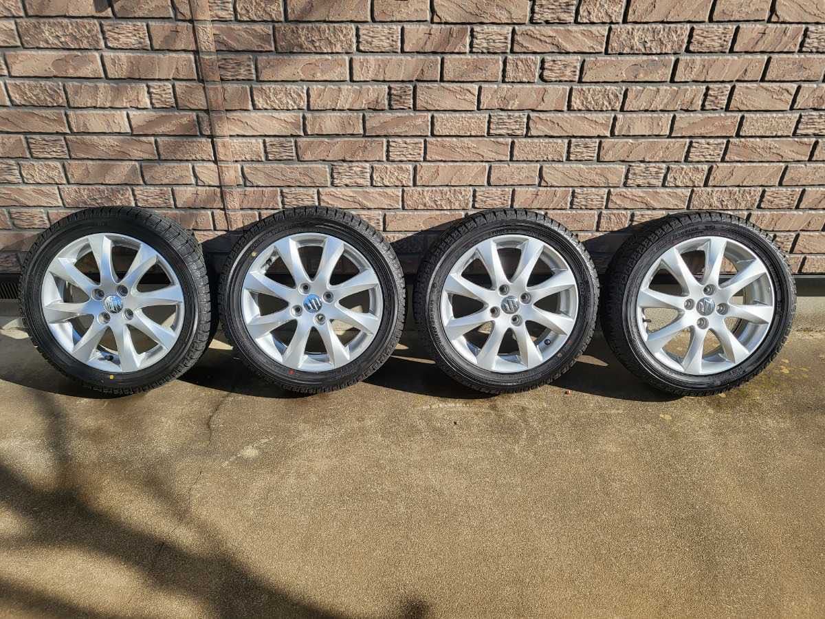 スズキ 15インチ ハスラー 純正 4本セット アルミホイール ＋45 純正アルミホイール 15×4.5 PCD100 4H 中古 SUZUKI 0 | 12インチ
