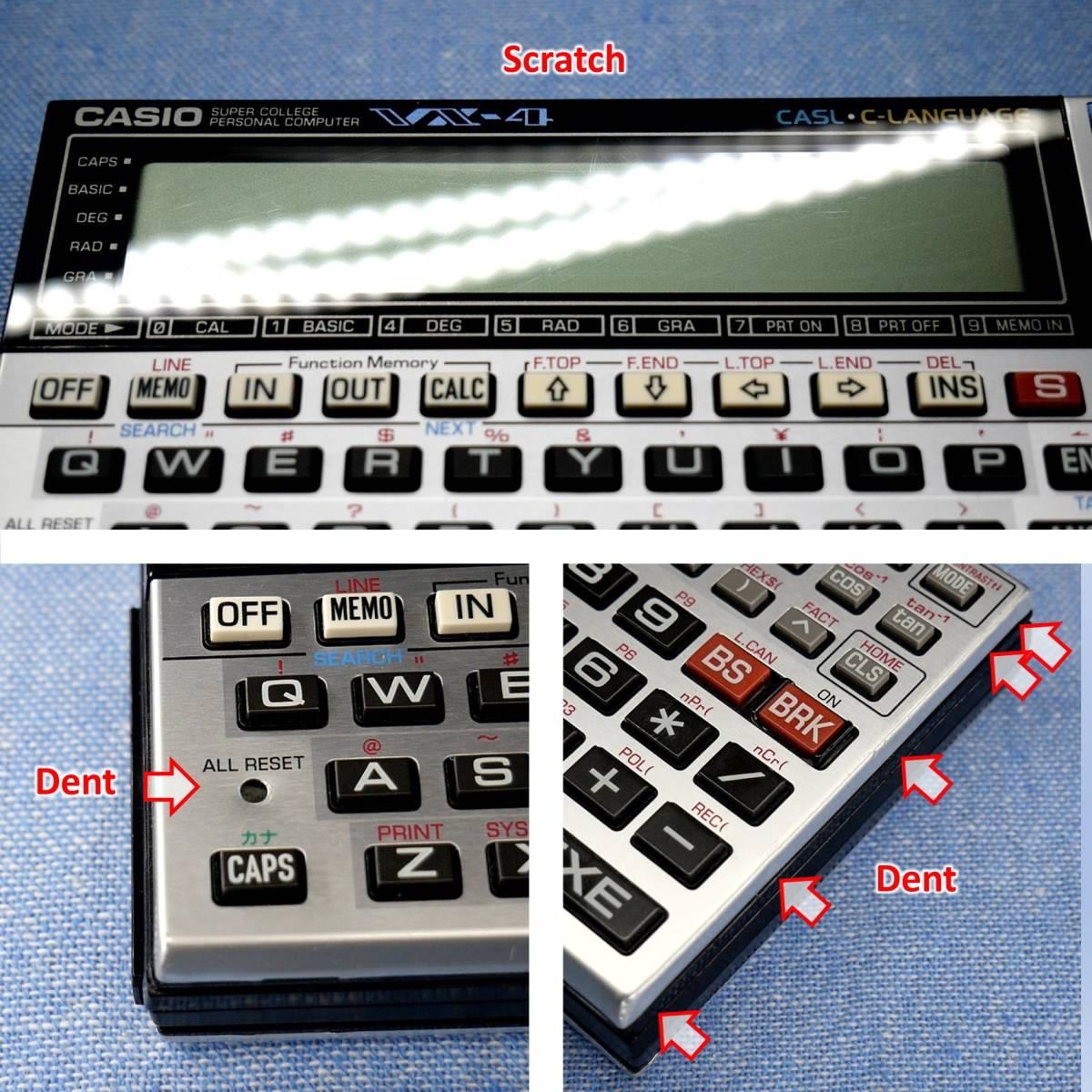 [訳あり] CASIO FX-870P RAM 64KB ポケットコンピュータ Casio - FX-870p - - Pocket computer - Casio FX870p - Casio.ledudu