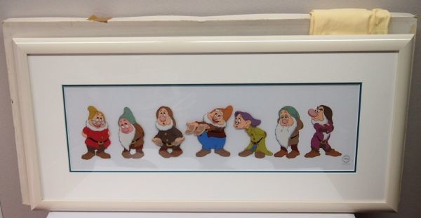 真作保証】 ディズニー 「Time to Wash Up」 Snow White and the Seven 