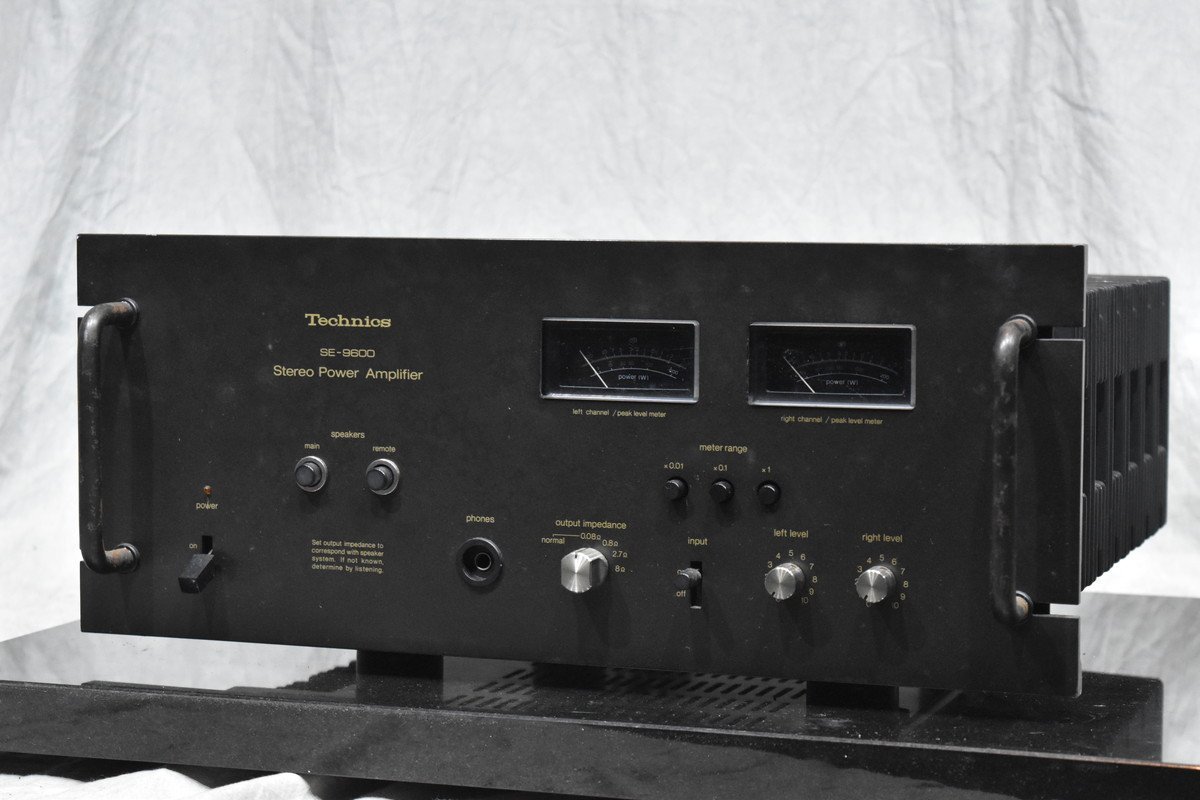 Technics/テクニクス ステレオパワーアンプ SE-9600【ジャンク品】 SE