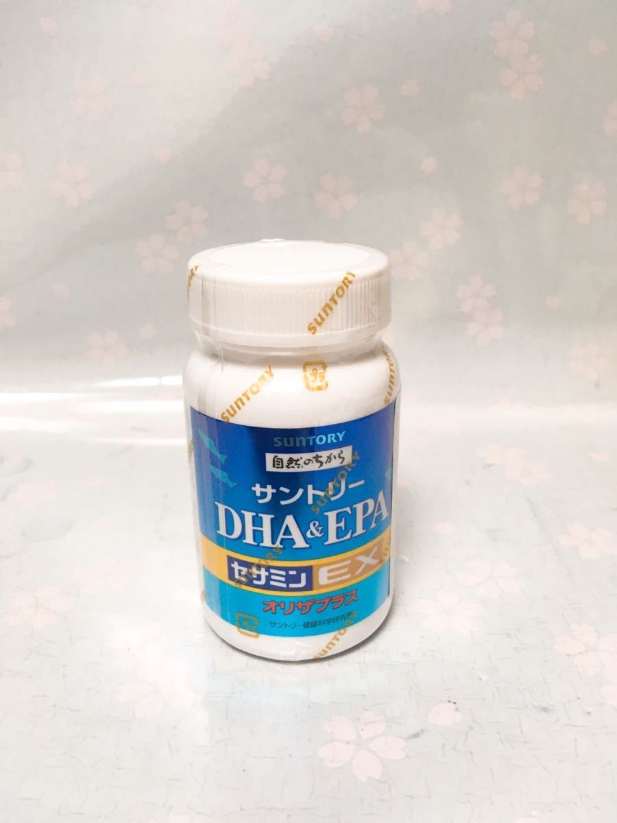 [新品未開封・送料無料] DHA&EPA+セサミンEX 120粒 サントリー