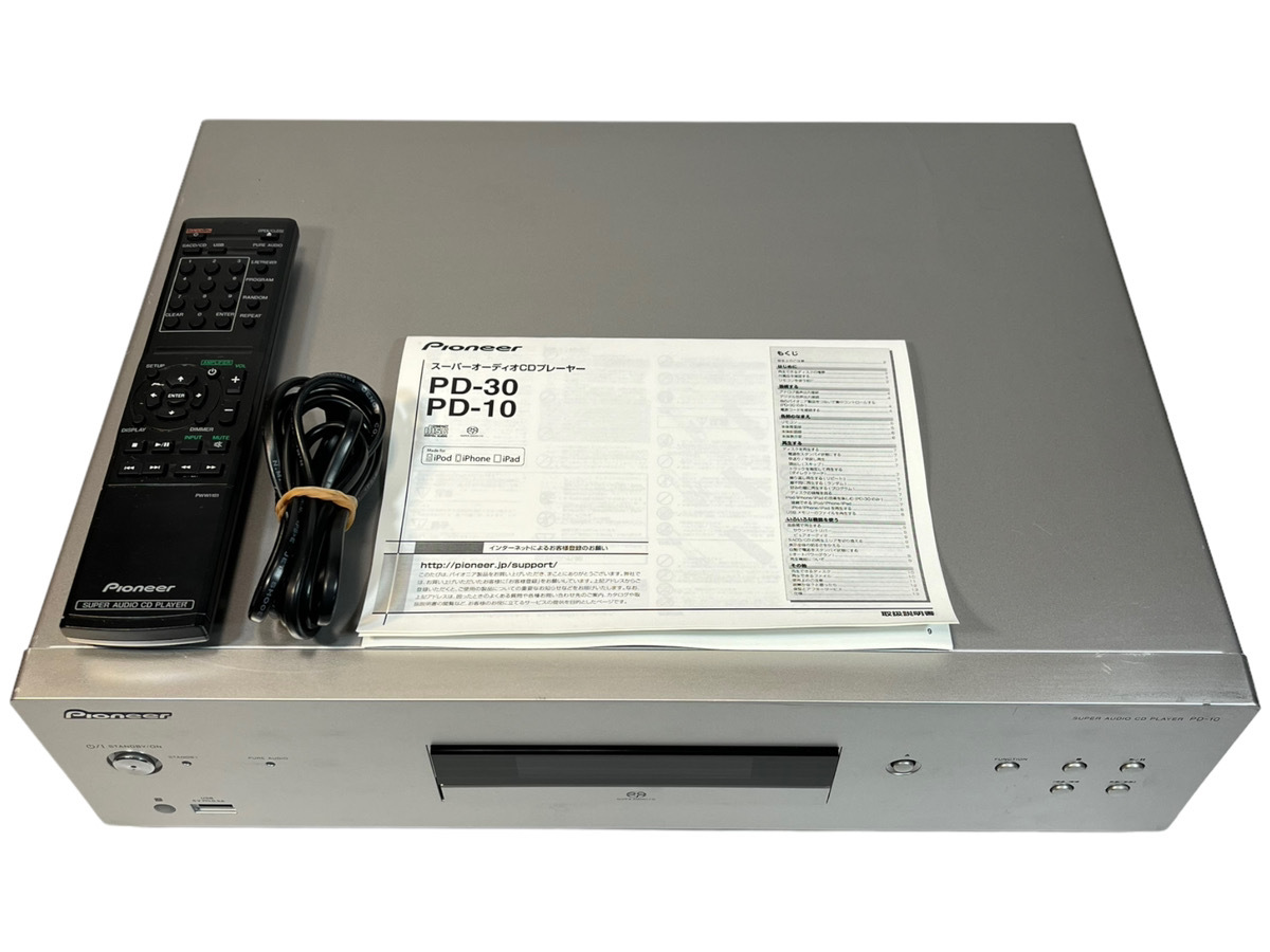 極美品☆純正リモコン付】Pioneer パイオニア PD-10 スーパー