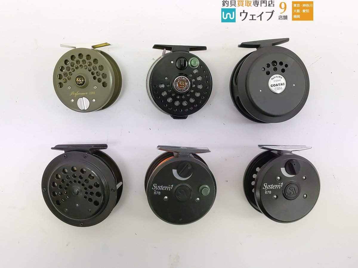 サイエンテイックアングラーズ システム1 678、コータック CR56、ケンクラフト パフォーマー 100 他 フライリール 計6点セット
