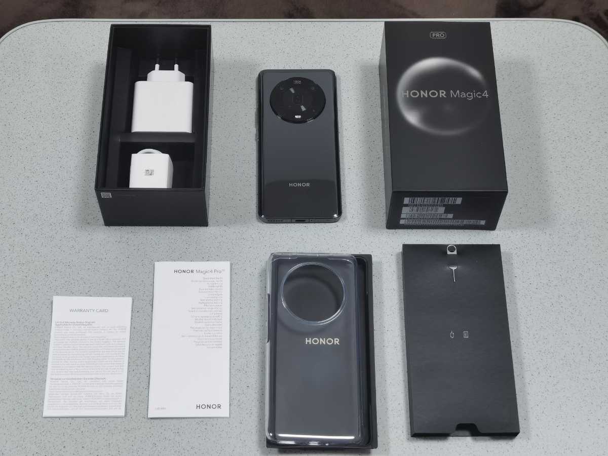 ★値下げ★新品同様★HONOR Magic 4 Pro グローバル版 LGE-NX9 ブラック 256GB 8GB SIMフリー Dual SIM 超美品★即決★