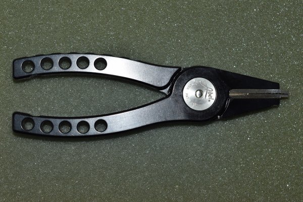 レターパック】Abel エーベル ブラック プライヤー レザーケース付き 
