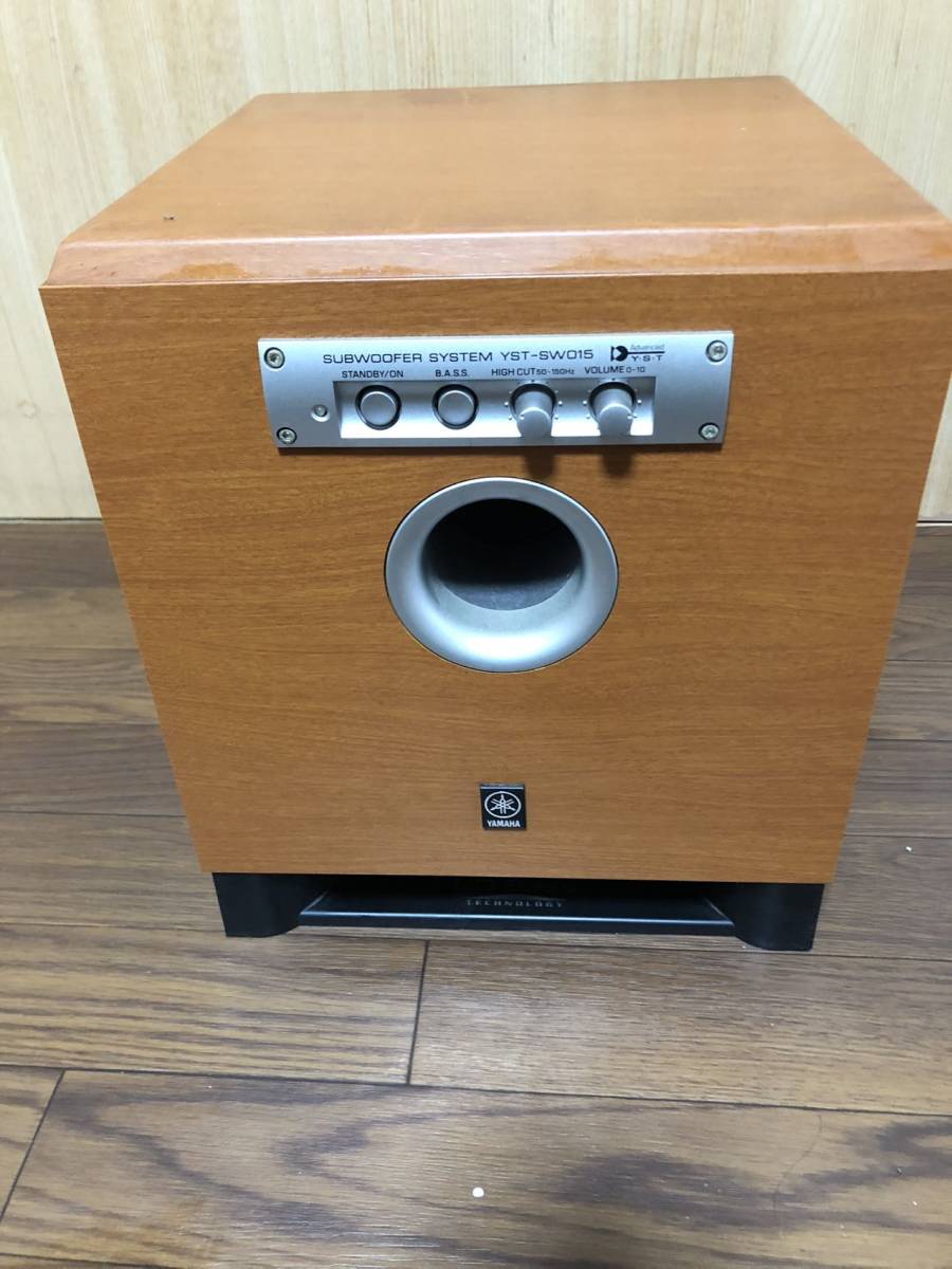 d206☆YAMAHA ヤマハ サブウーファー YST-SW015☆ 【公式通販】