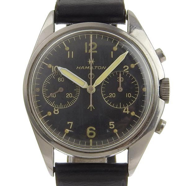 1円☆03楽市☆ HAMILTON ハミルトン ロイヤルエアホース メンズ 手巻き 腕時計 6BB 924-3306 バルジュー7733