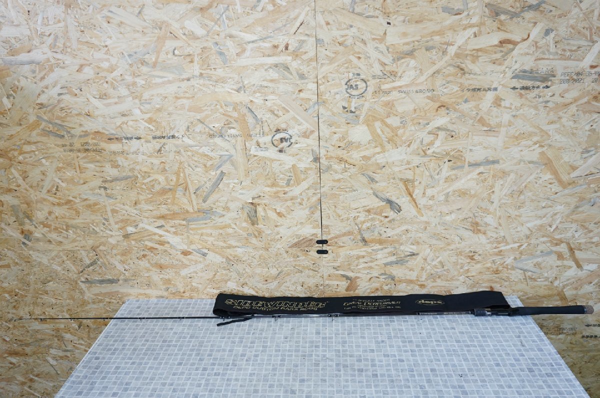 [SK] [G086822S] 美品 DEPS デプス SIDEWINDER SPECKLE RACER HGC-65HF/GP ベイトロッド 収納袋付き