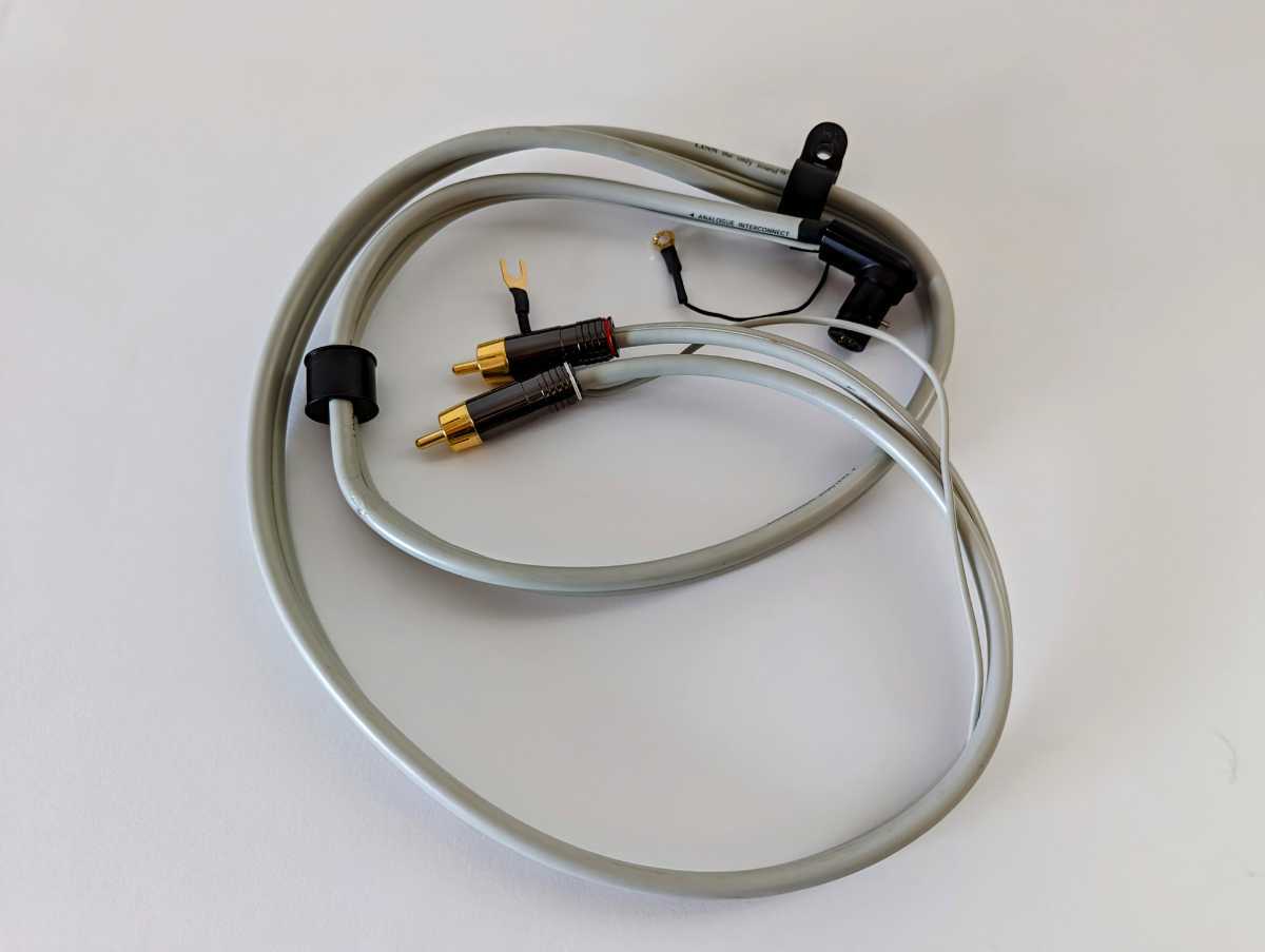 LINN フォノケーブル Silver plug 使用 オーディオケーブル オーディオケーブル 