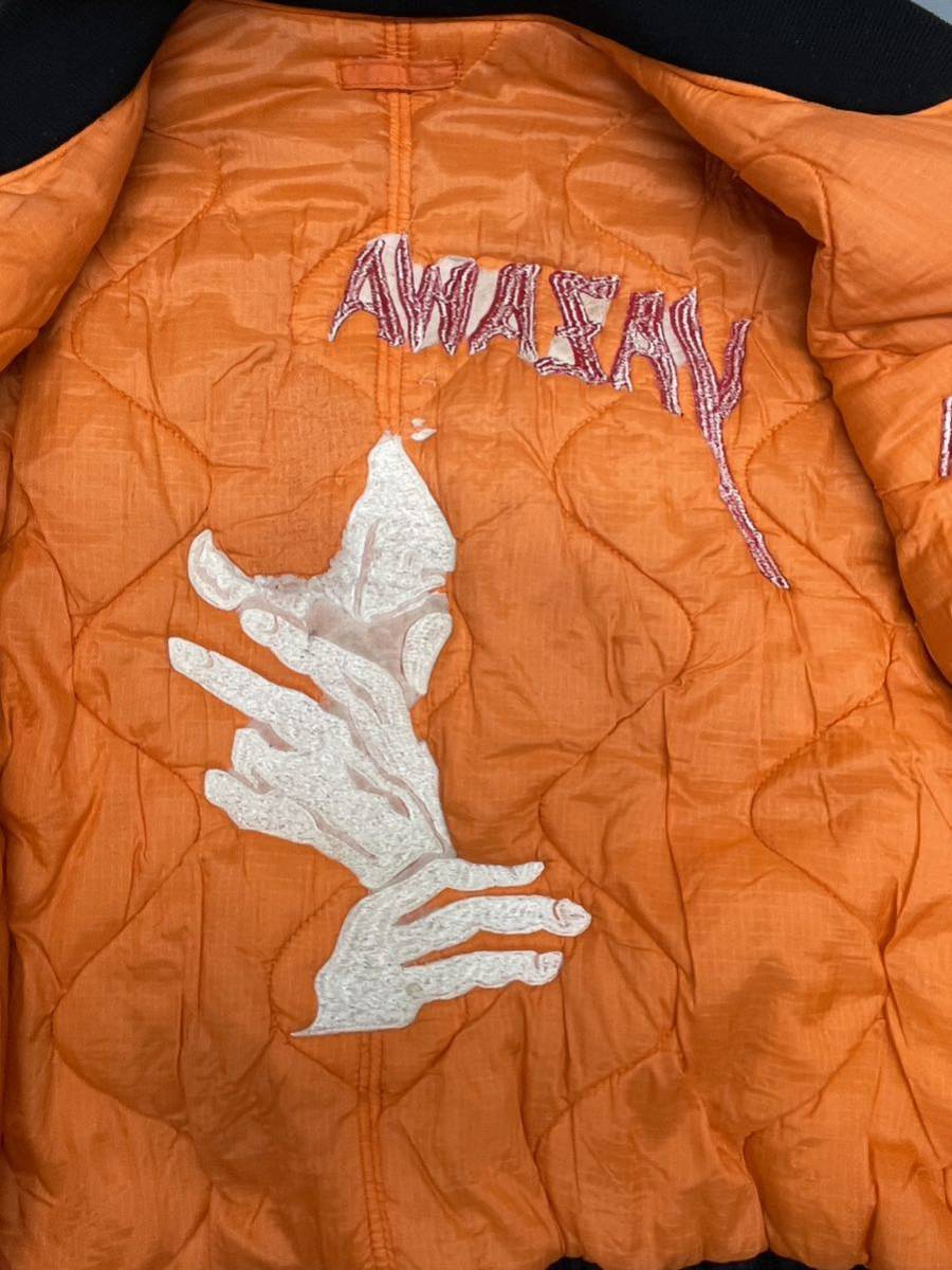 MA-1 フライトジャケット 矢沢永吉 刺繍 詳細不明 画像をご確認下さい