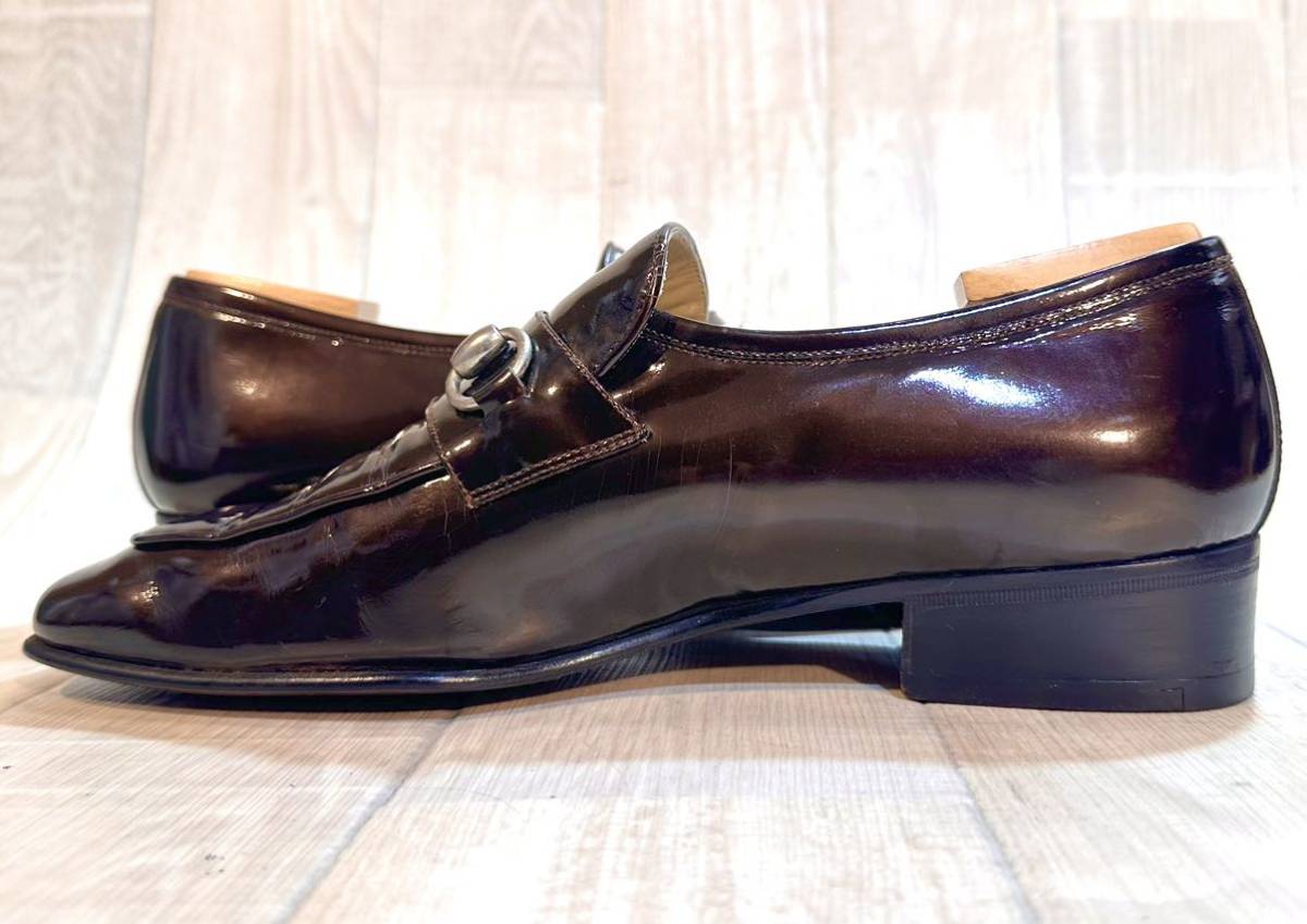 GUCCI グッチ◇25.5cm 9D◇ビットローファー スリッポン 革靴 本 GUCCI グッチ◇25.5cm 9D◇ビットローファー スリッポン 革靴 本