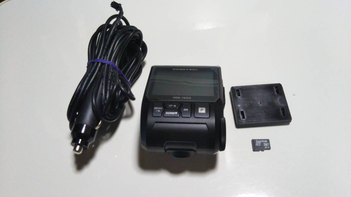 コムテック GPS/HDR/WDR逆走監視機能 駐車監視（オプション）ドライブ 