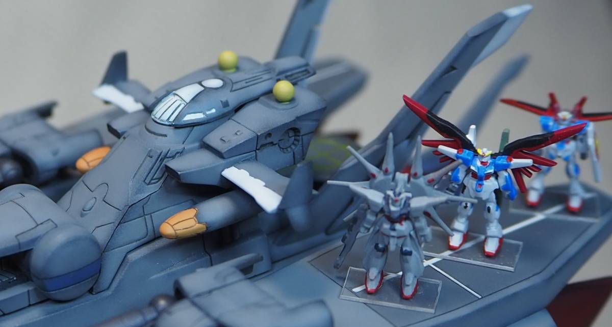 1/1700 ガンダムSEED EXモデル ミネルバ 塗装済完成品(完成品)｜売買