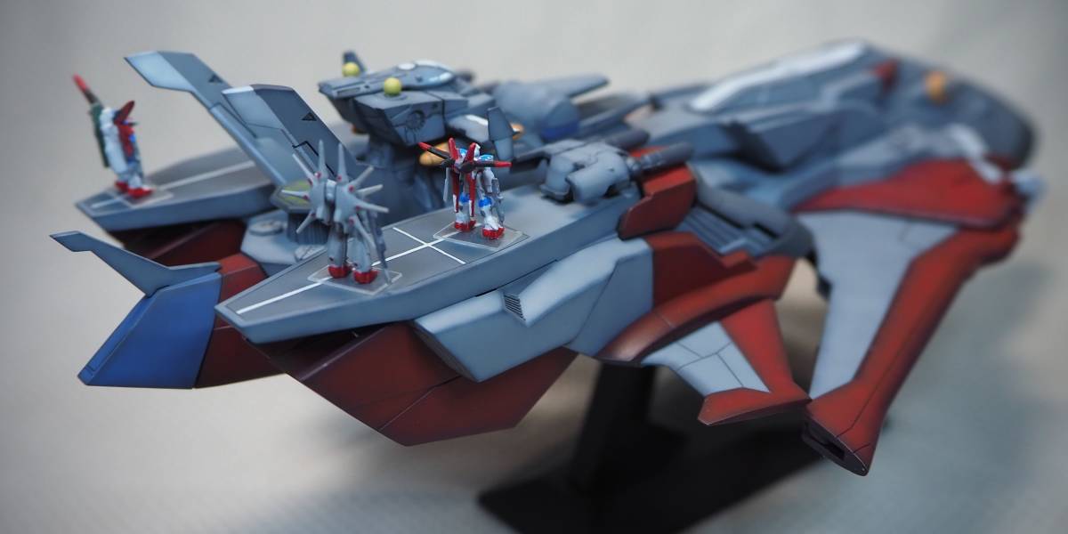 1/1700 ガンダムSEED EXモデル ミネルバ 塗装済完成品(完成品)｜売買