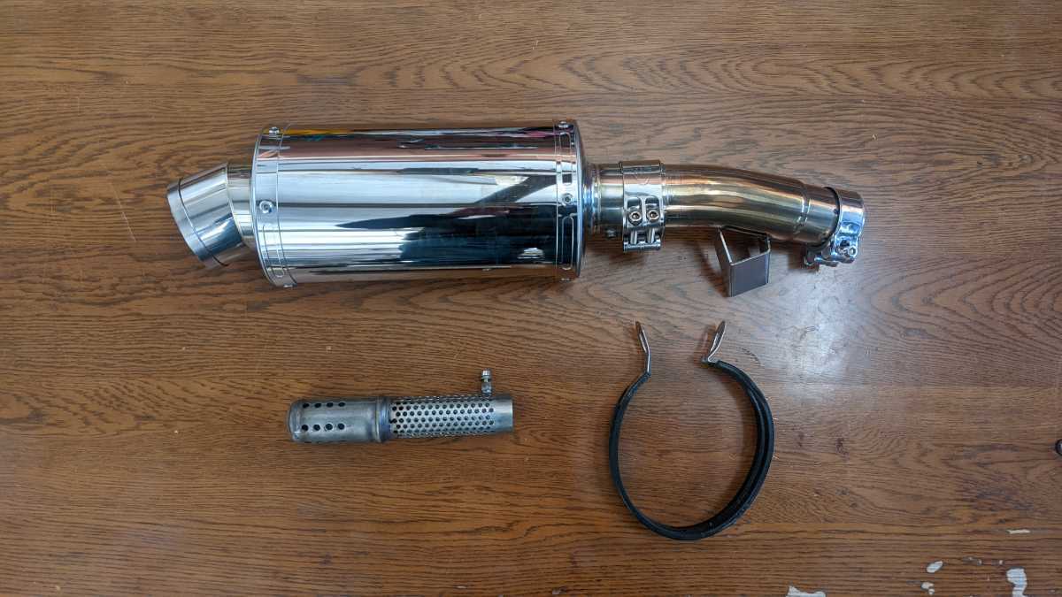 Delkevic 225mm nc750 nc700 x-adv スリップオンマフラー