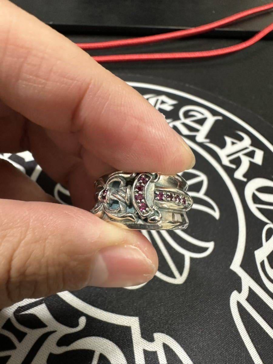 クロムハーツ Chrome Hearts ダガーリング ルビー 約21号(指輪)｜売買 