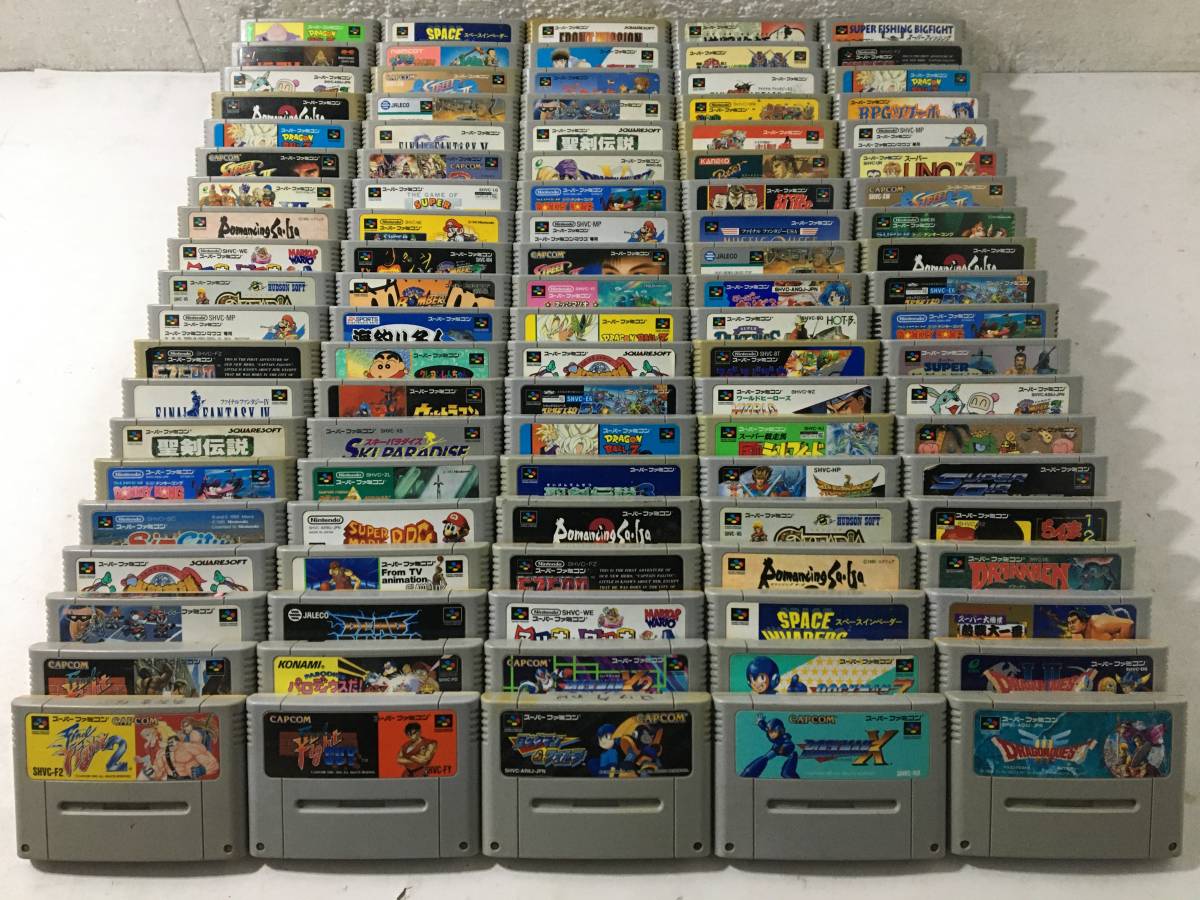 P576 SFC スーパーファミコン ソフト 大量セット 200本 まとめ売り