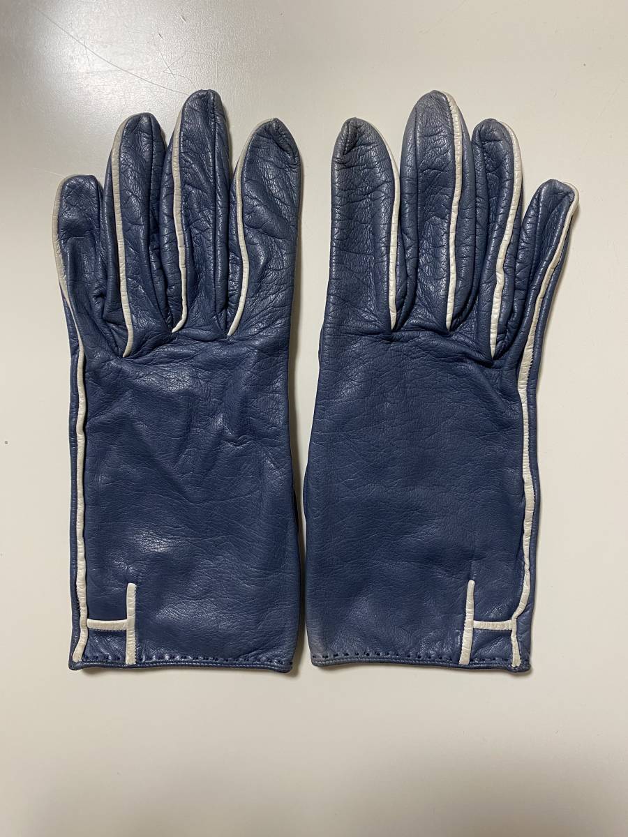 HERMES エルメス レザー - レザーグローブ 手袋 ケリー Hロゴ ライト