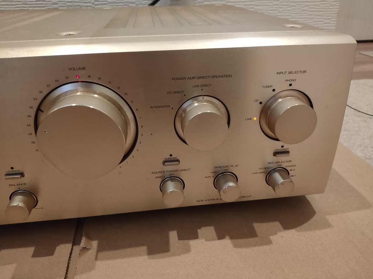 SANSUI サンスイ AU-α607MR プリメインアンプ シルバー 通電確認済み