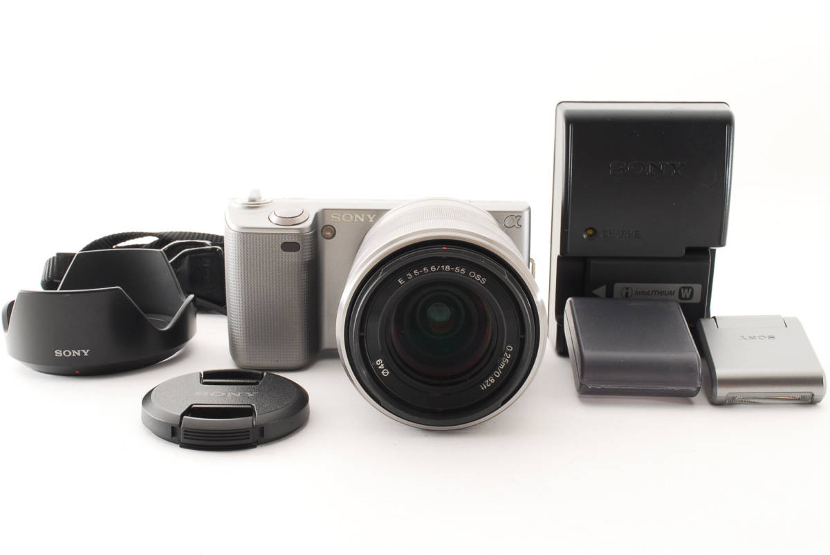  ソニー SONY NEX-5K S レンズキット シルバー E 18-55mm F3.5-5.6 1420万画素 SO-01J23-259(ソニー)｜売買されたオークション情報、yahooの商品情報をアーカイブ公開 - オークファン ソニー