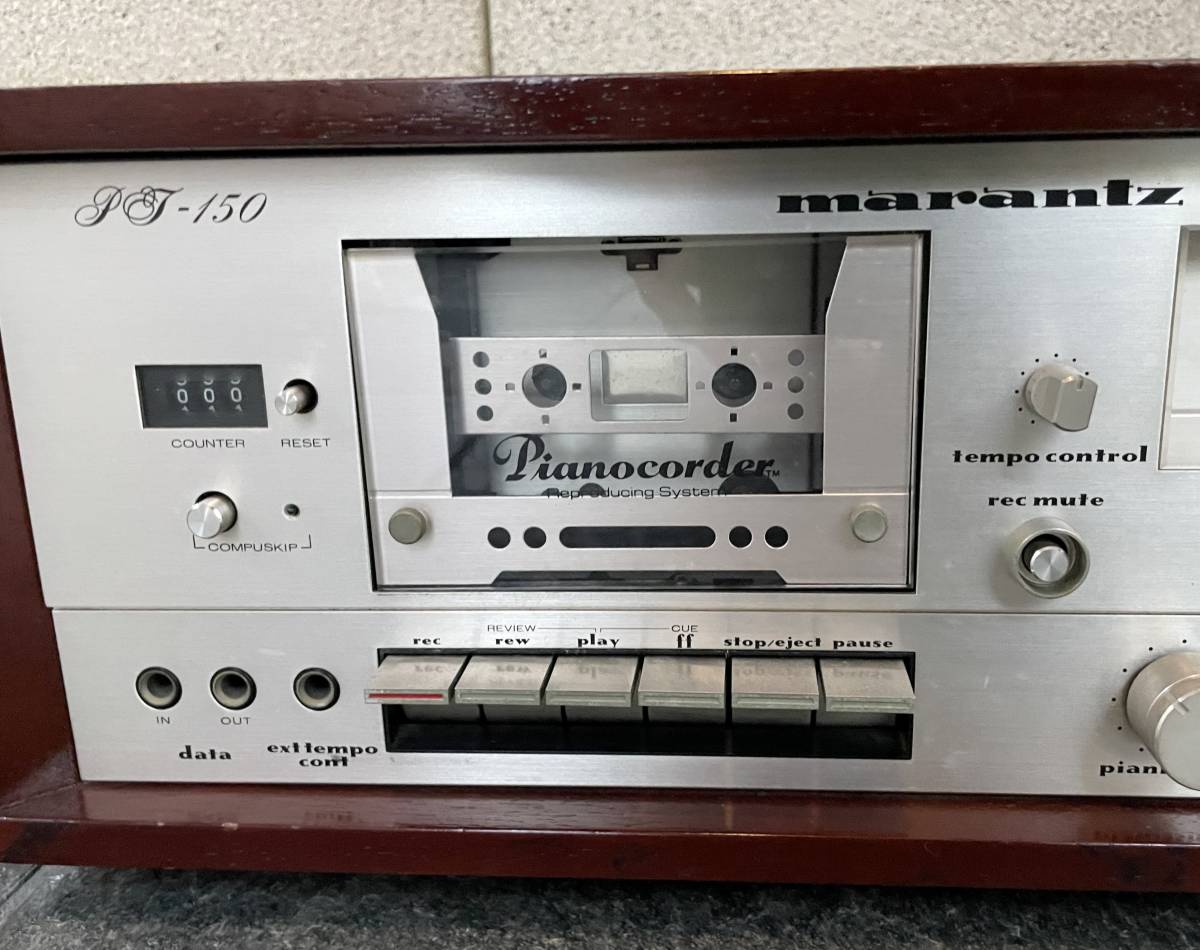 品質保証，セール】 ☆ジャンク品☆カセットデッキ PT-150 MARANTZ