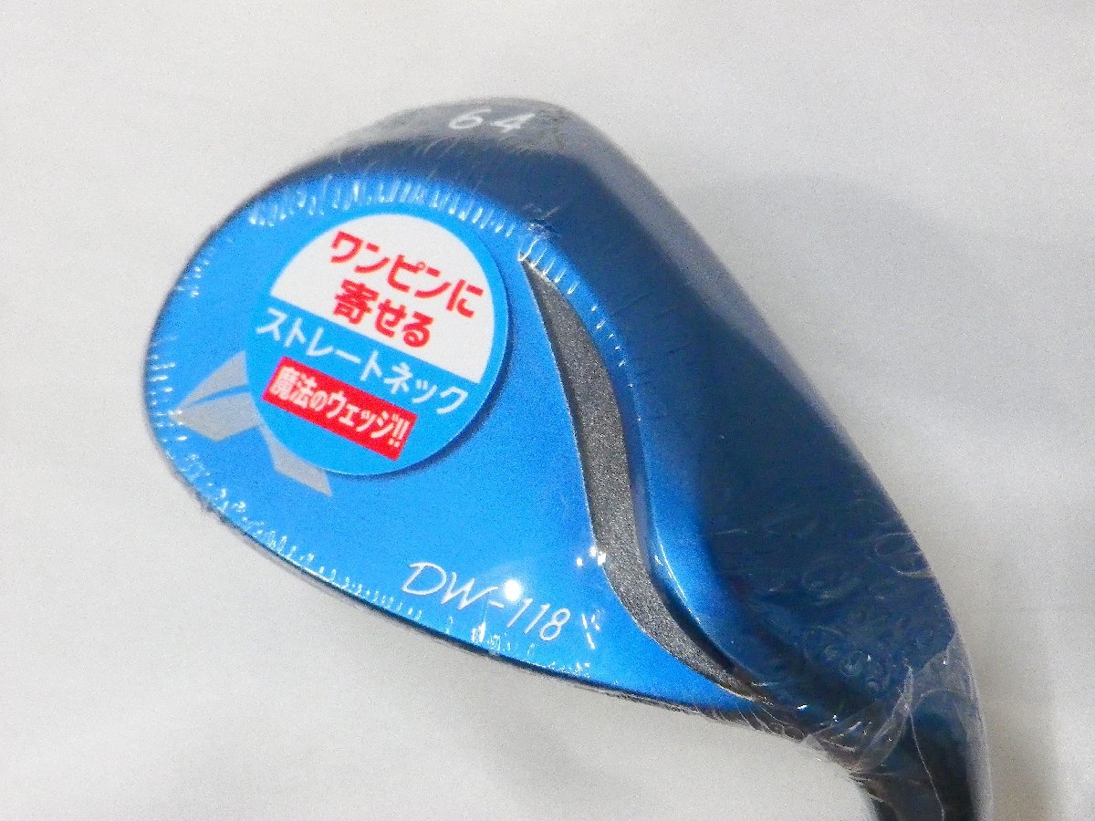 新品 数量限定 キャスコ DOLPHIN ドルフィン ウェッジ DW-118 ストレートネック ブルー 64° N.S.PRO950GH ブルー (R)