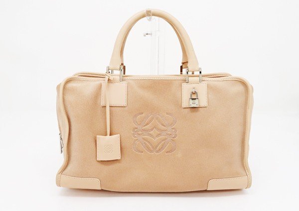 LOEWE ☆◇【LOEWE ロエベ】スエード アマソナ36 ハンドバッグ ロエベ