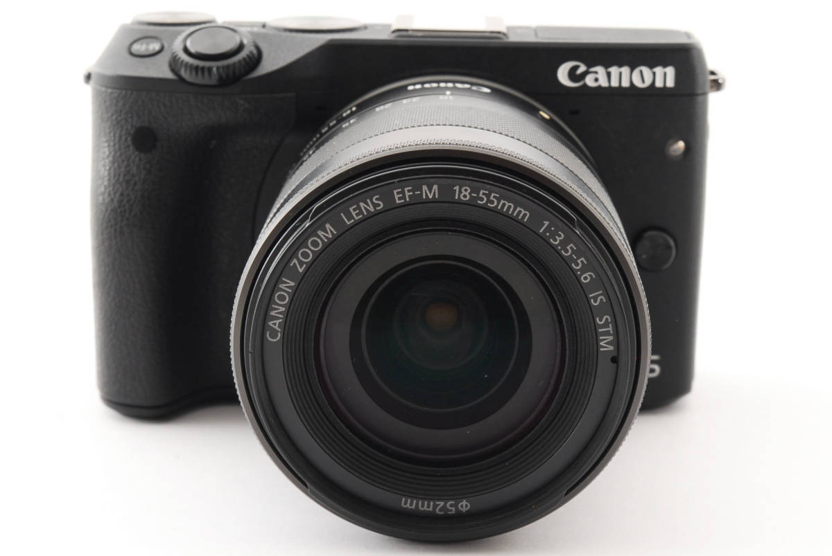 Canon キャノン EOS M3 EF-M 18-55mm Black ブラック ミラーレス一眼