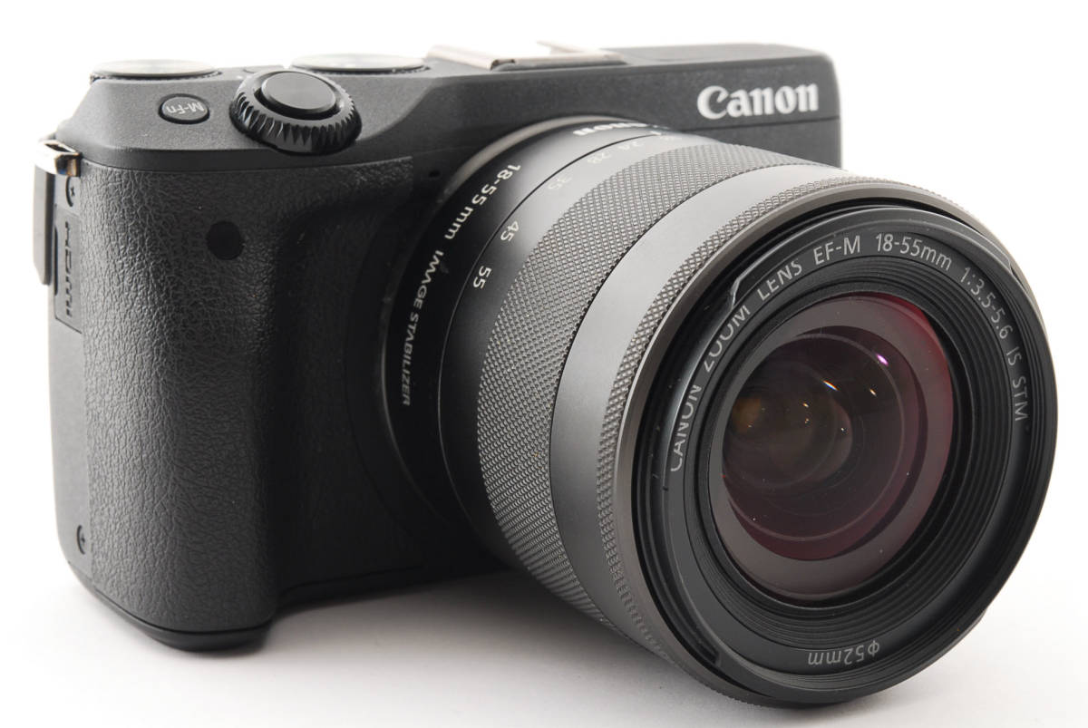 Canon キャノン EOS M3 EF-M 18-55mm Black ブラック ミラーレス一眼