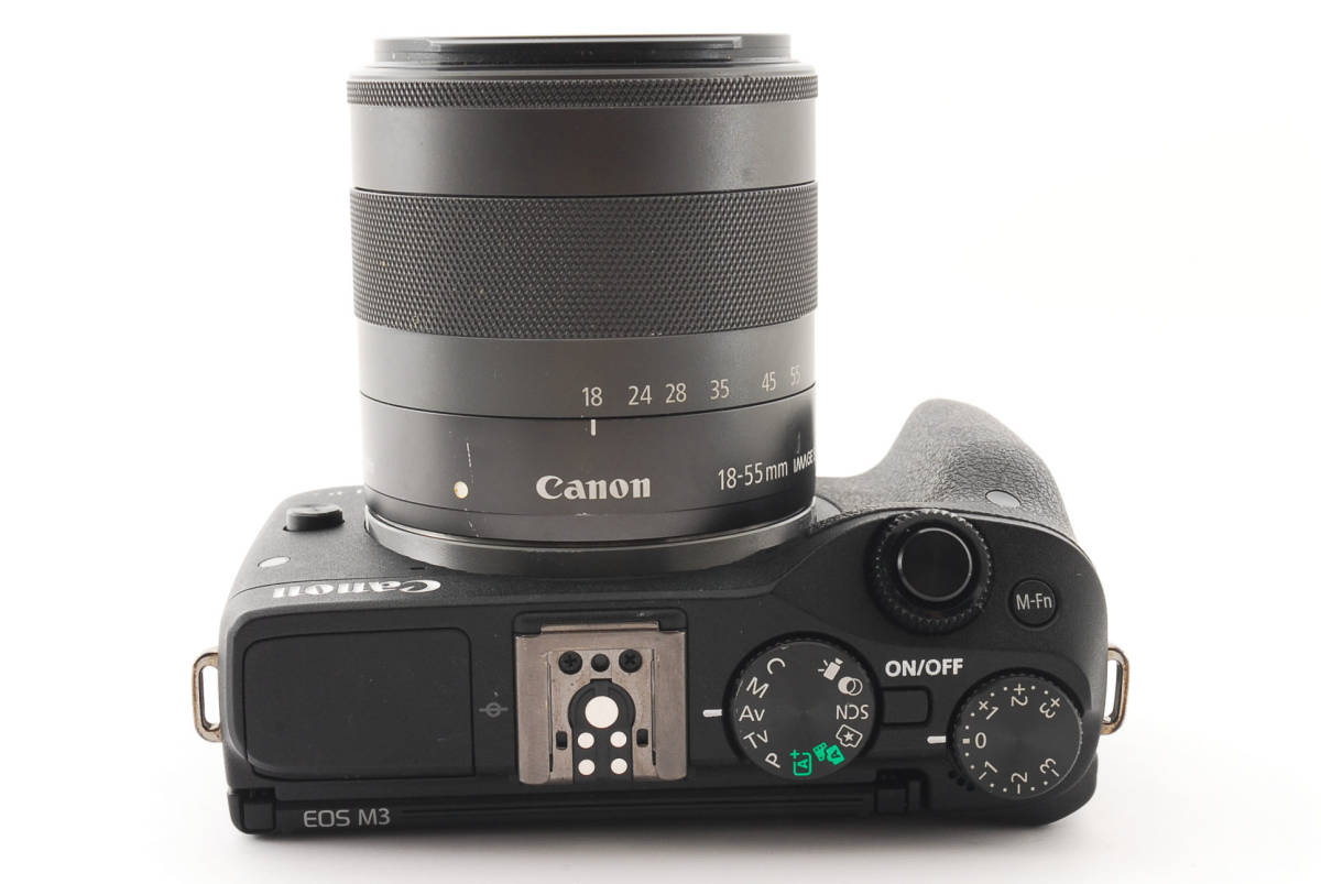 Canon キャノン EOS M3 EF-M 18-55mm Black ブラック ミラーレス一眼