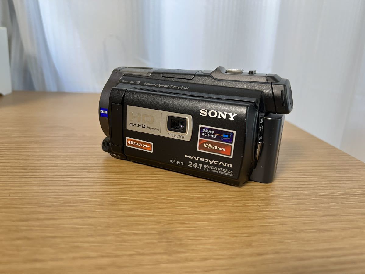 1円スタート SONY ソニービデオカメラ HDR-PJ760V 動作未確認