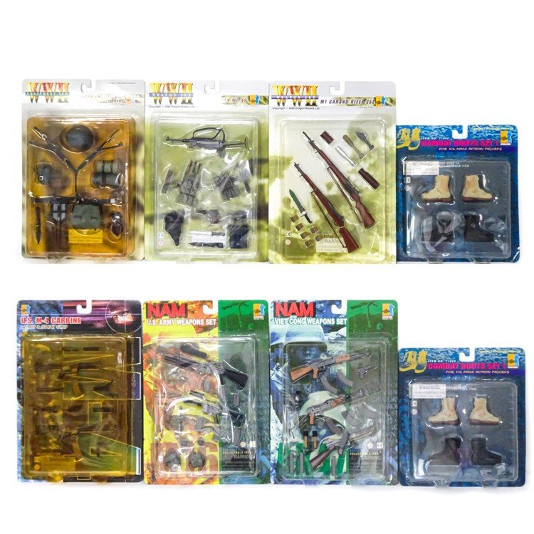 【1円/未開封】ドラゴンモデル Dragon WWⅡ NAM フィギュア パーツ 1/6スケール ☆8箱まとめ☆ ドイツ兵 USアーミー 銃 武器 ブーツ など