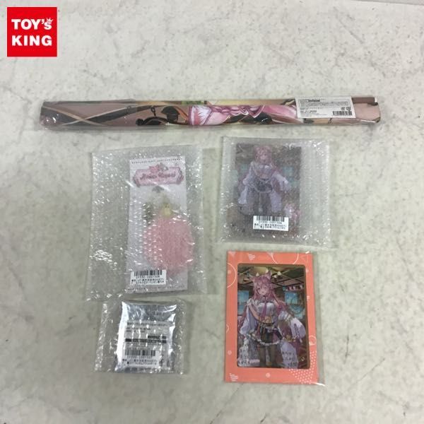 1円〜 未開封 ホロライブ 博衣こより 誕生日記念2022 直筆サイン＆箔押し複製メッセージ入りポストカード、アクリルジオラマスタンド他