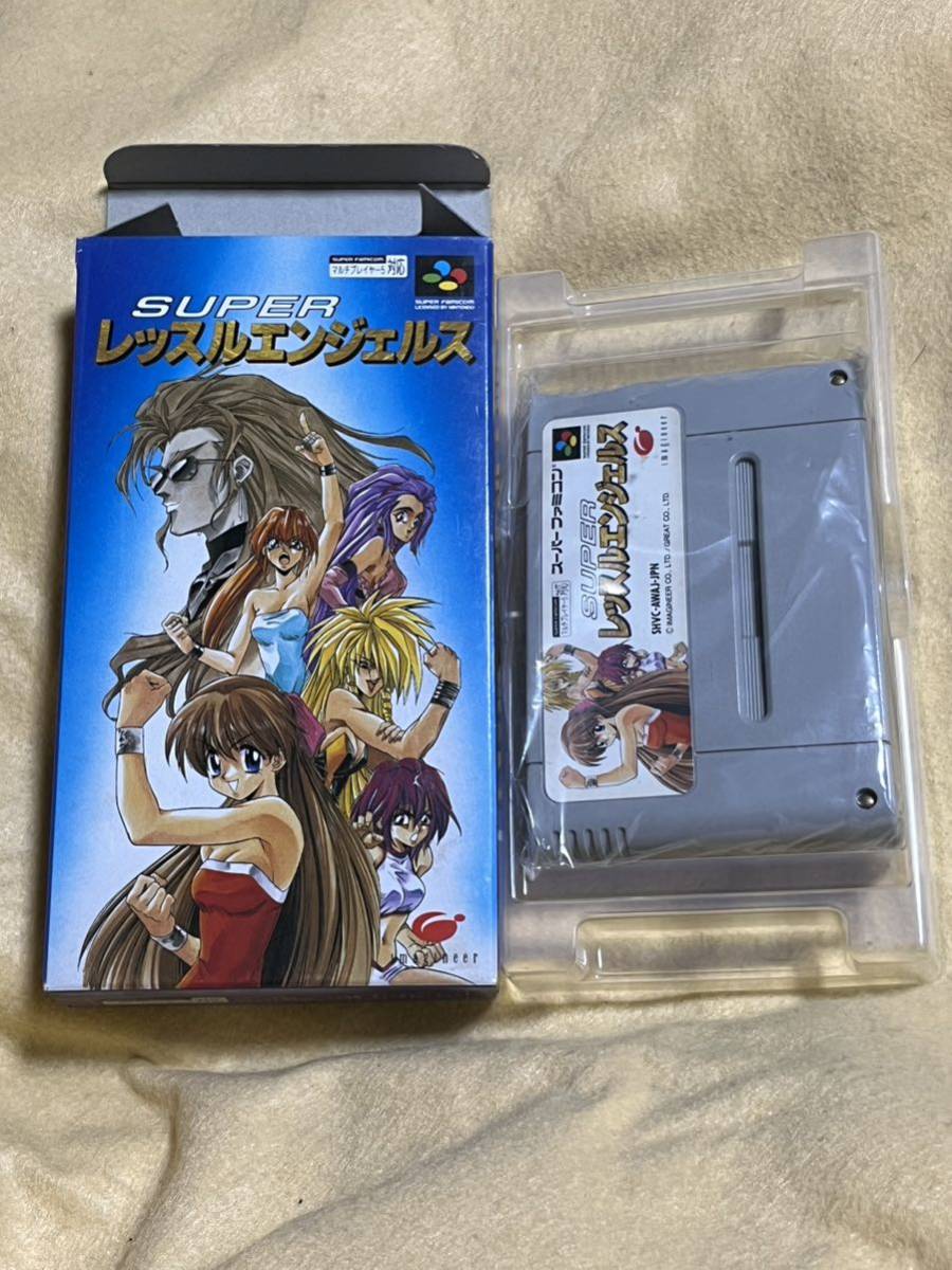 スーパーレッスルエンジェルス　箱あり、説明書なしスーパーファミコン SFC 