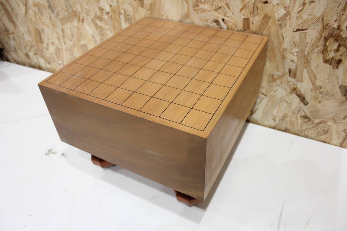 E11095 将棋セット 木製将棋盤+木製将棋駒+プラスチック製将棋駒 中古