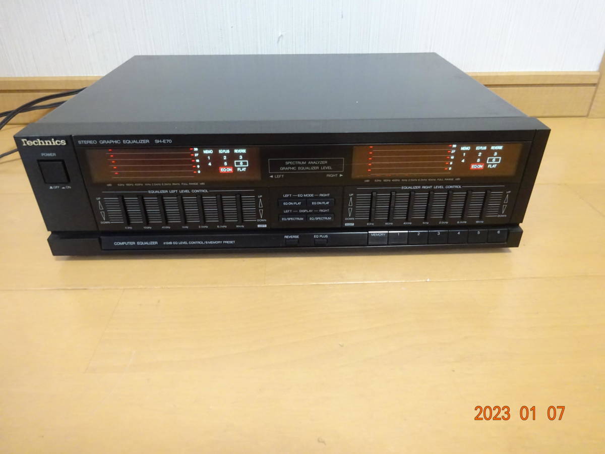 Technics SH-E70 グラフィックイコライザー テクニクス グライコ 