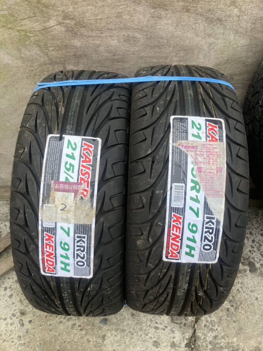 未使用 215/45R17 KENDA KAISER 19年製 2本