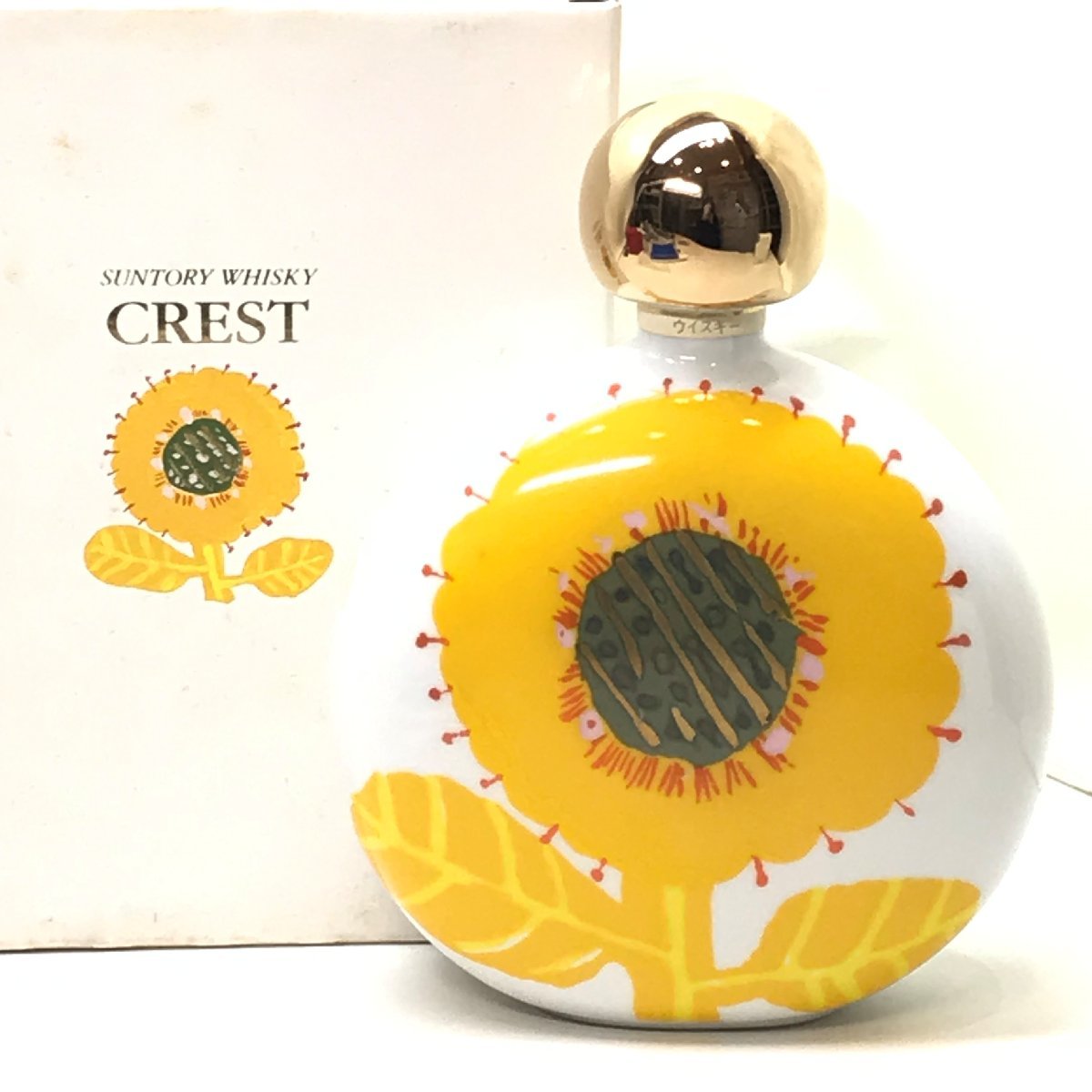 未開栓 サントリー ウイスキー SUNTORY WHISKY クレスト 花の万博記念 