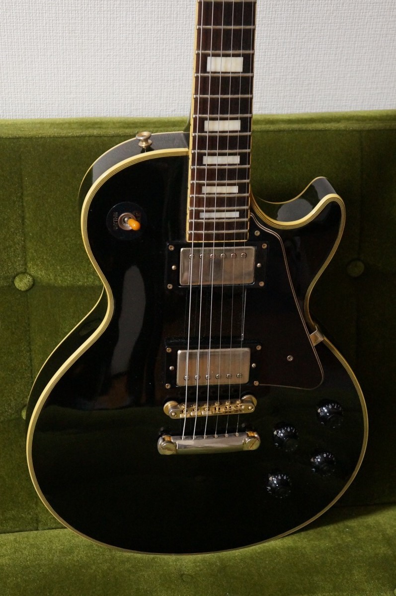 Burny RLC-70 Custom Black 1990s Paul Les RLC70 Japan レスポール