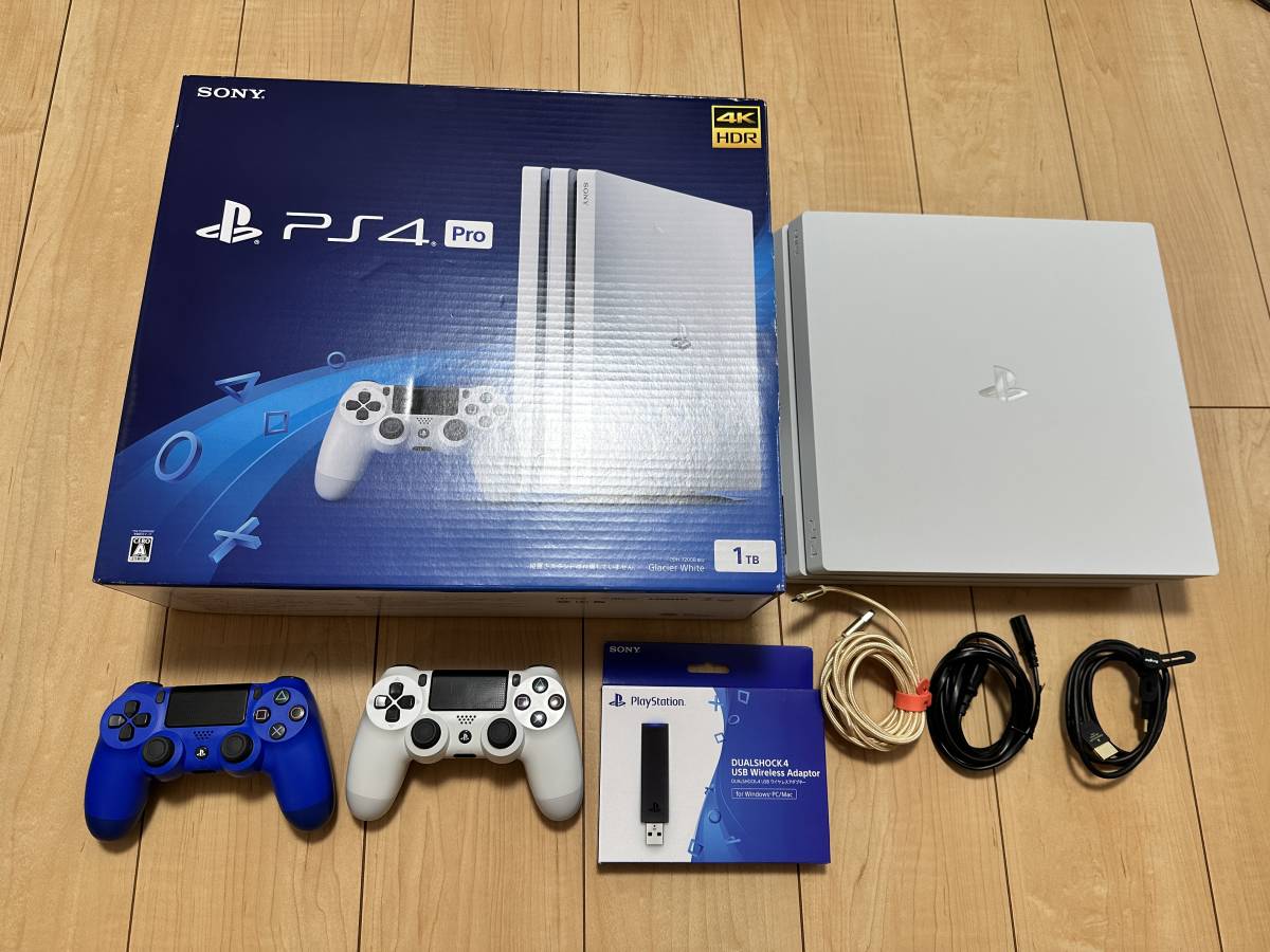 超美品】PS4 pro 本体フルセット+追加コントローラー+DUALSHOCK 4 USB 