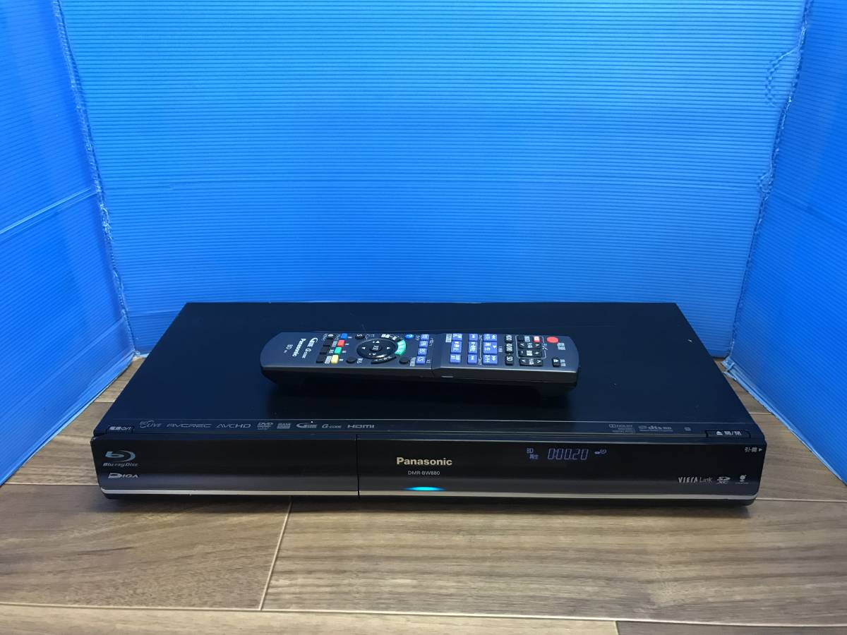 極美品】 HDDレコーダー ブルーレイレコーダ DIGA DMR-BW880 HDD