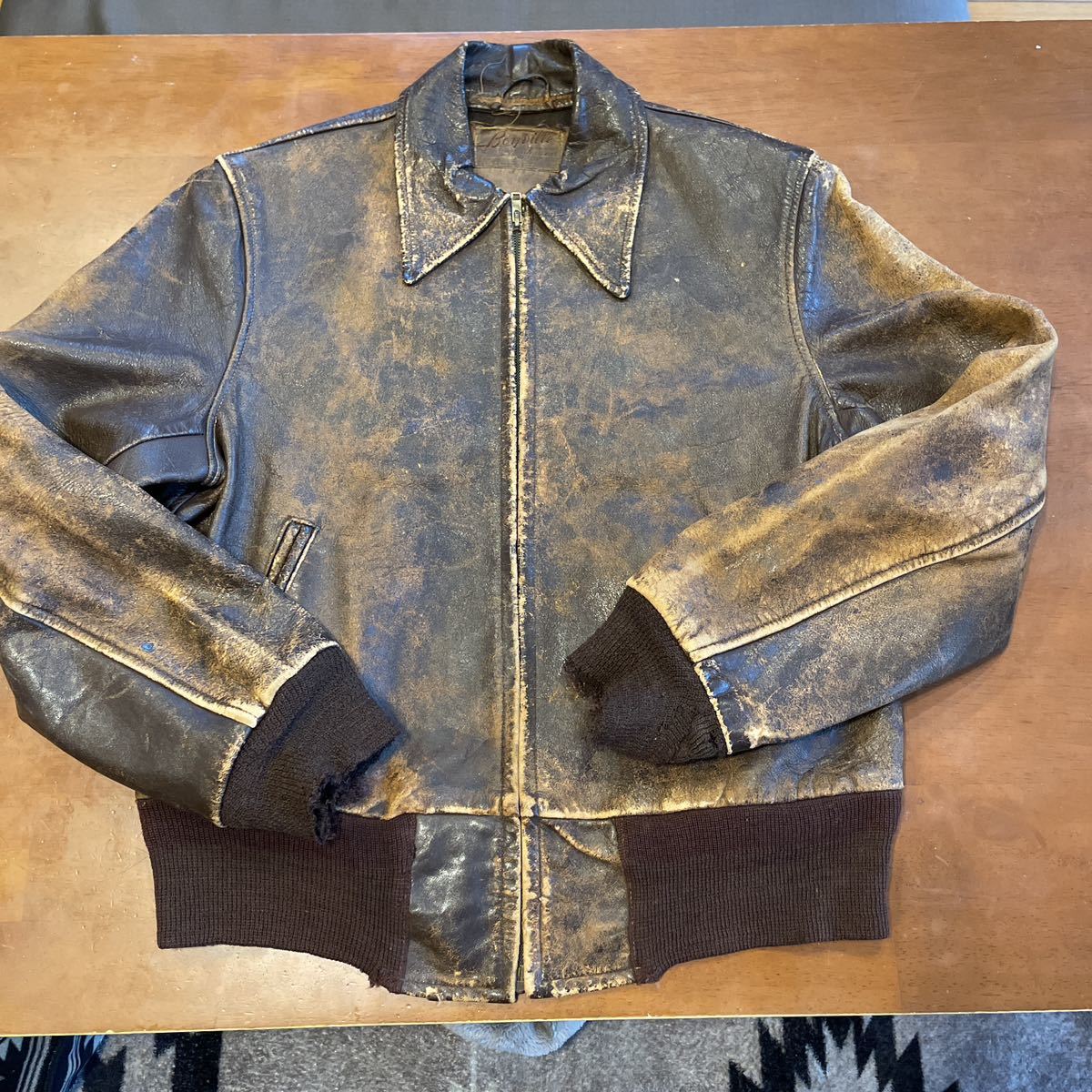 シアーズ レザージャケット ビンテージ LEATHER 革ジャン