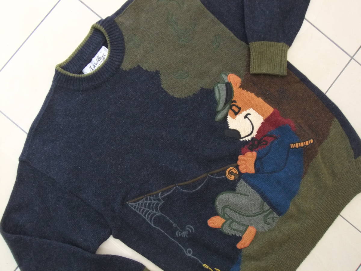 CASTELBAJAC カステルバジャック◇48◇ビックキャラクター刺繍ウール 