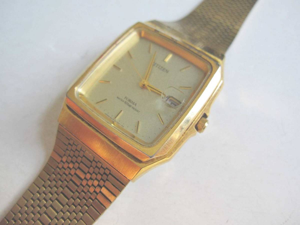CITIZEN シチズン】FORMA エコドライブ ゴールド 腕時計 A310-H10554 